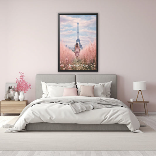 Eiffel Tower Paris Wall Art_Surreal_Bedroom Decor