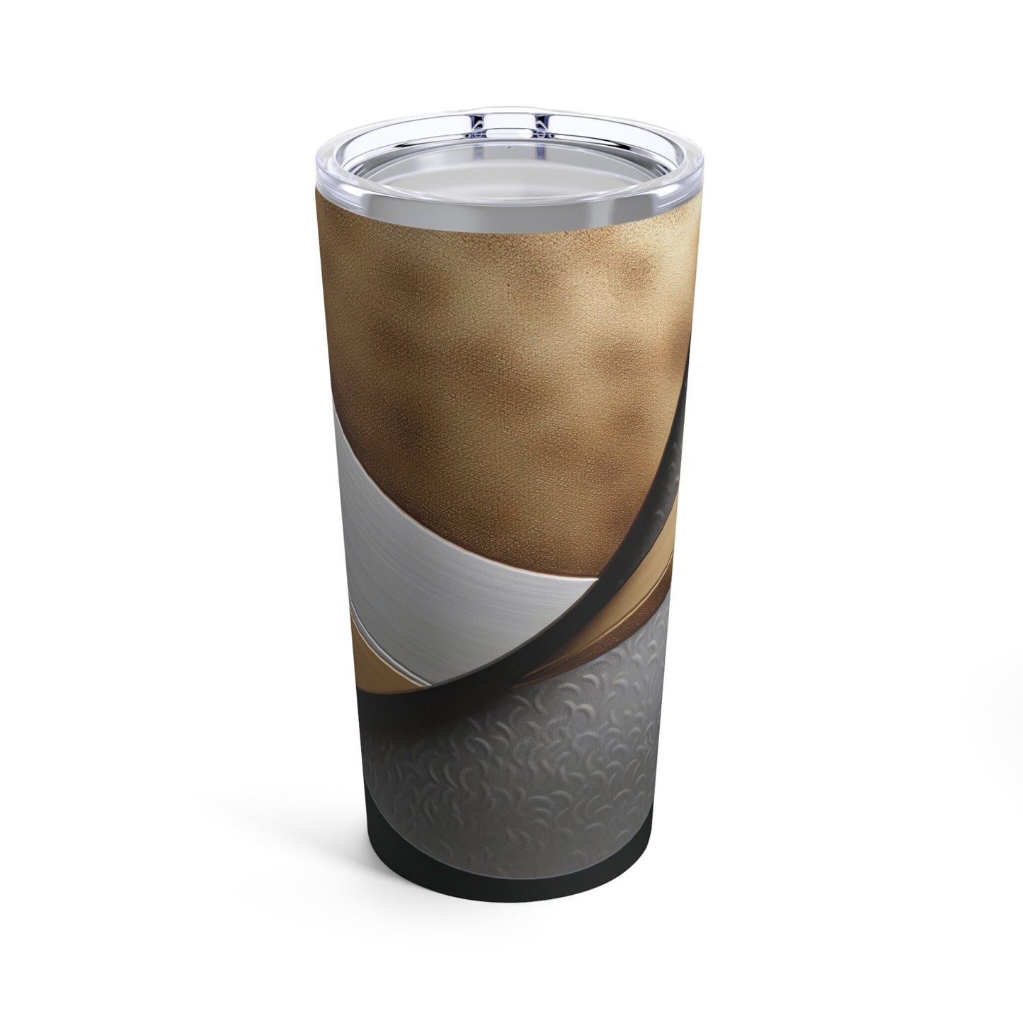 Faux Metallic Stainless Steel Tumbler_Front View