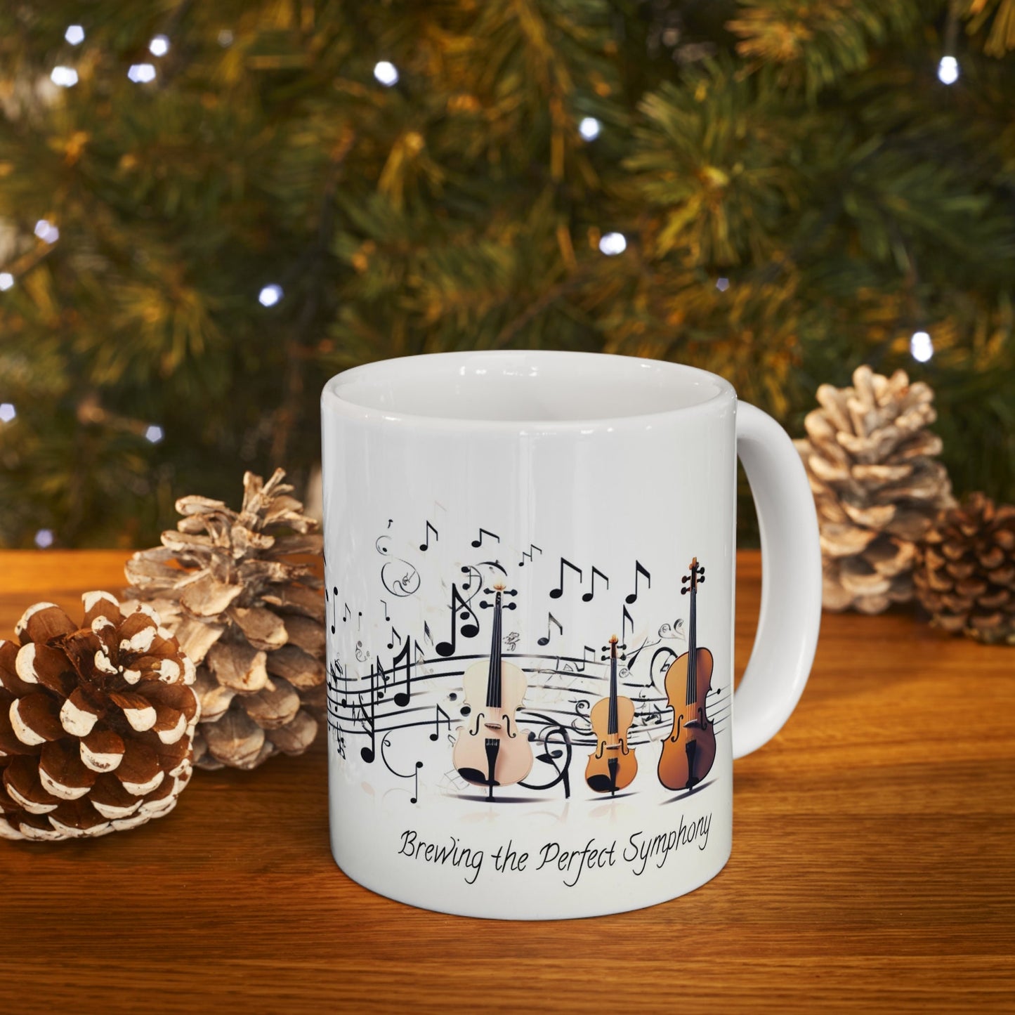 Musician Coffee Lover Mug_Christmas Mockup