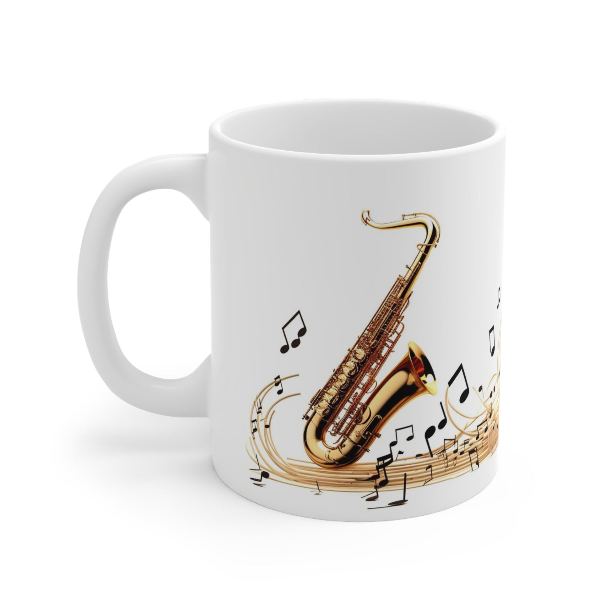 Music Lovers Coffee Mug_Sax Side