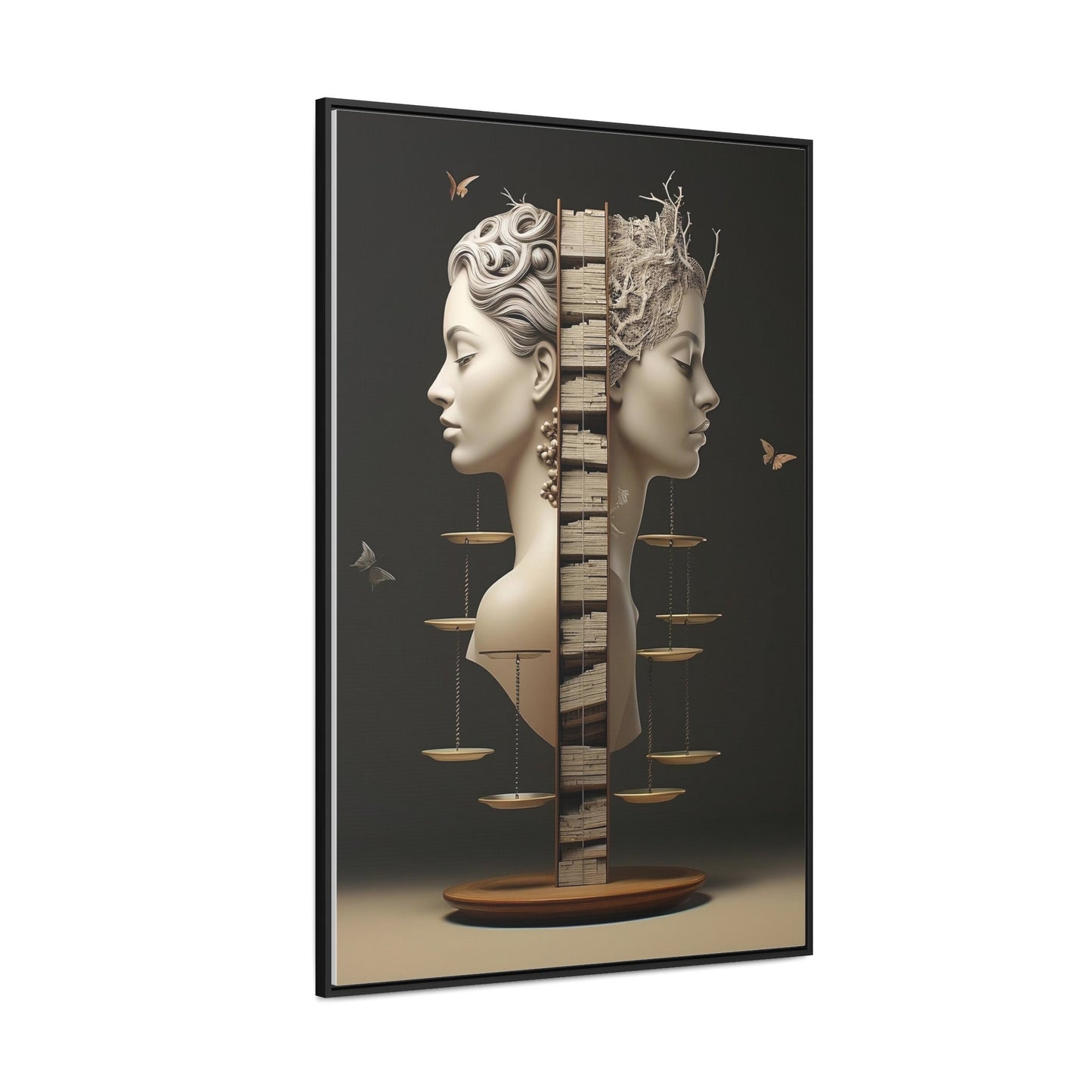 Beauty and Balance Canvas Wall Art_Side View