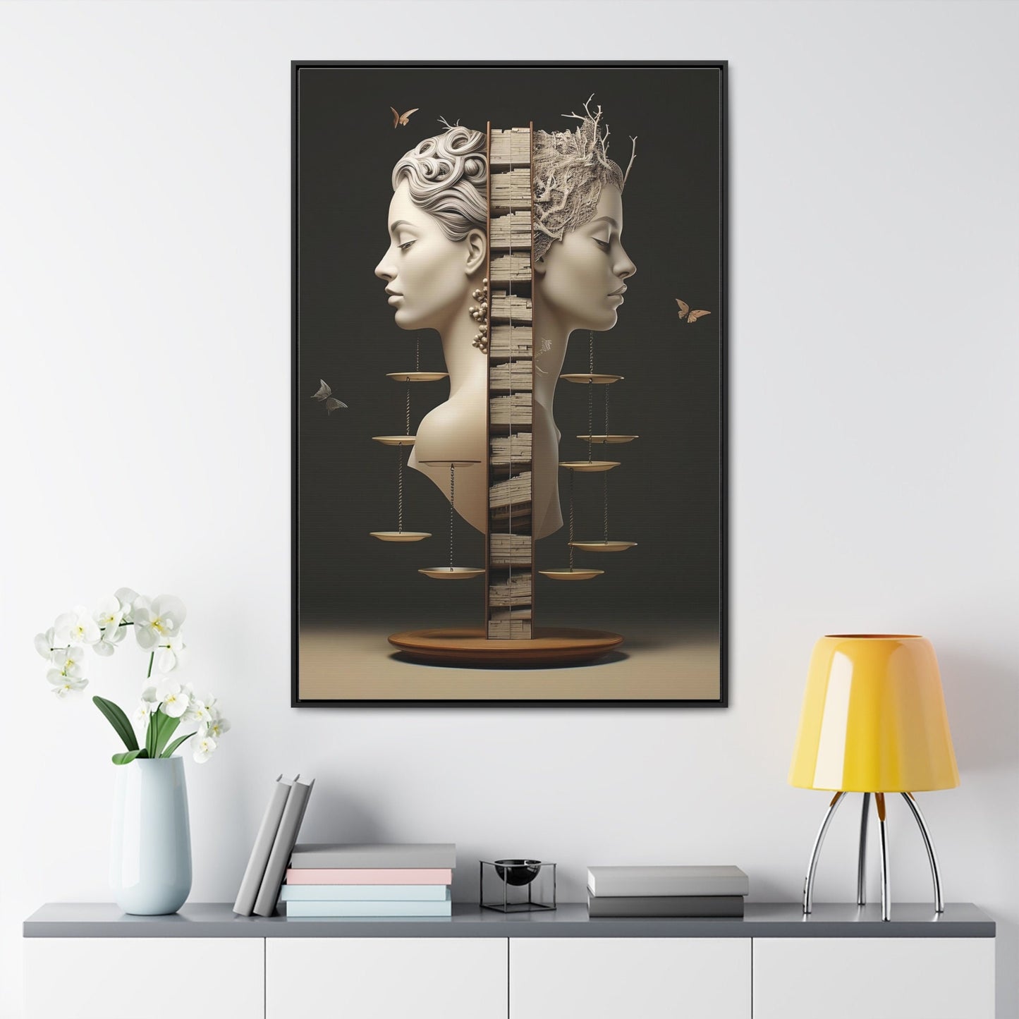 Beauty and Balance Canvas Wall Art_Office Decor