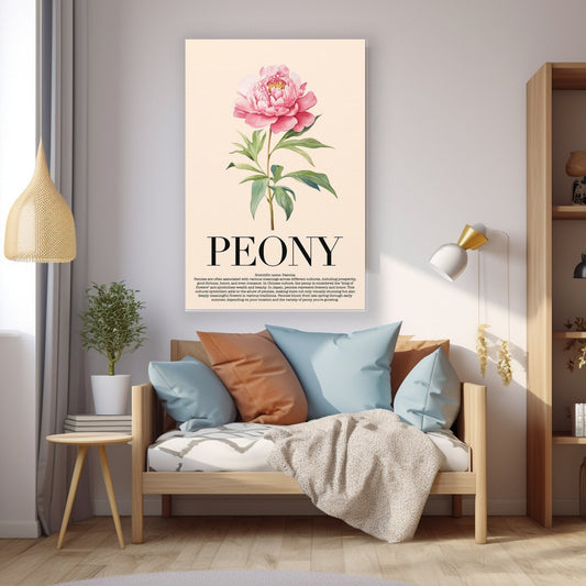 Peony Water Color Wall Art_Home Decor