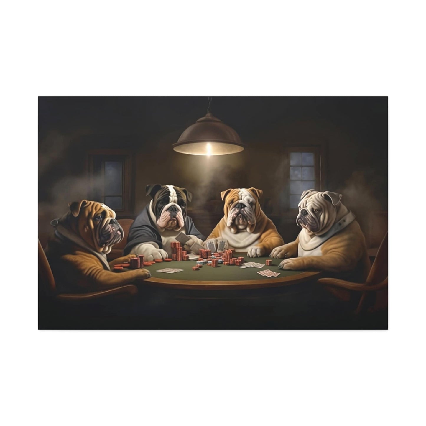 English Pub Bulldog Wall Art_Front View