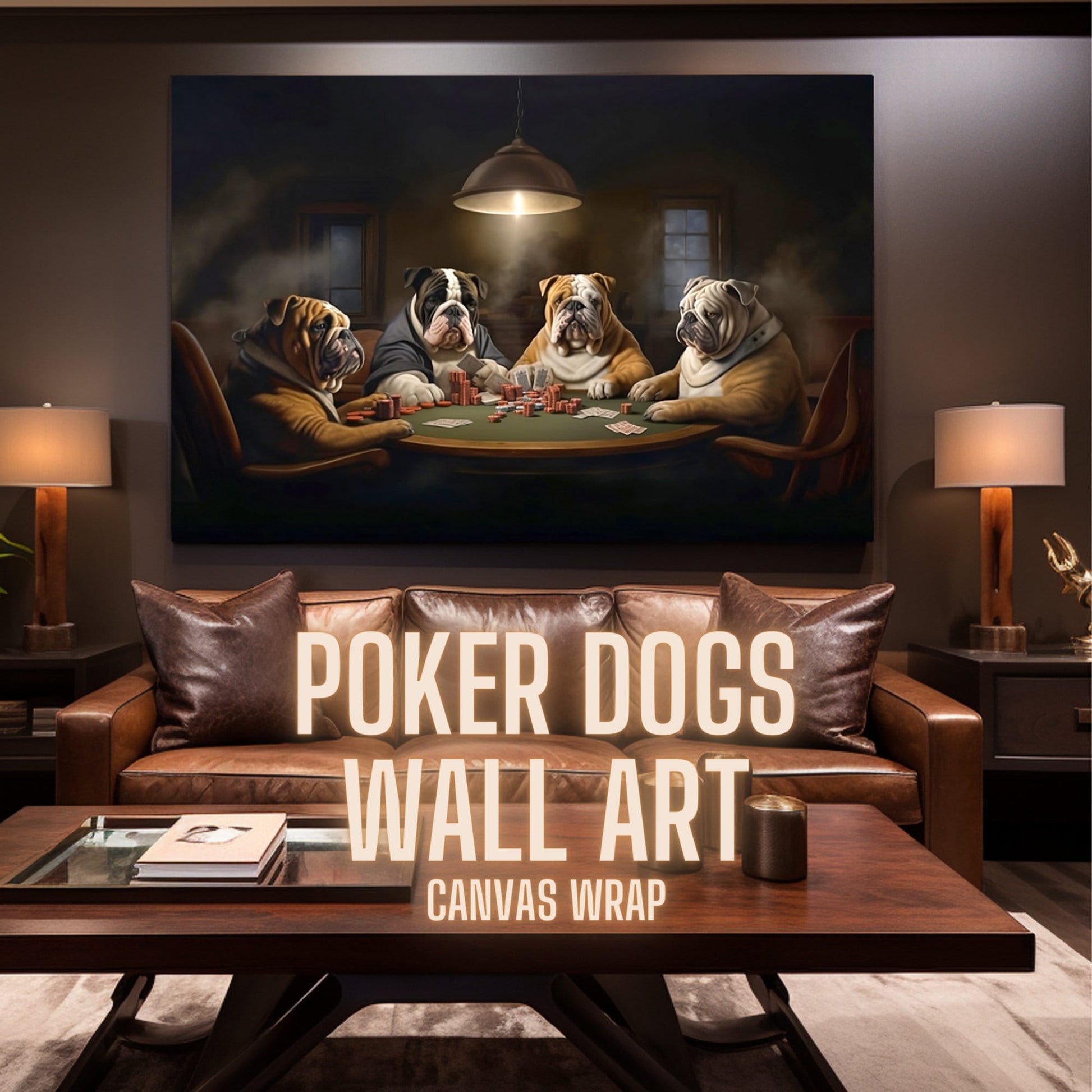 English Pub Bulldog Wall Art_Man Cave