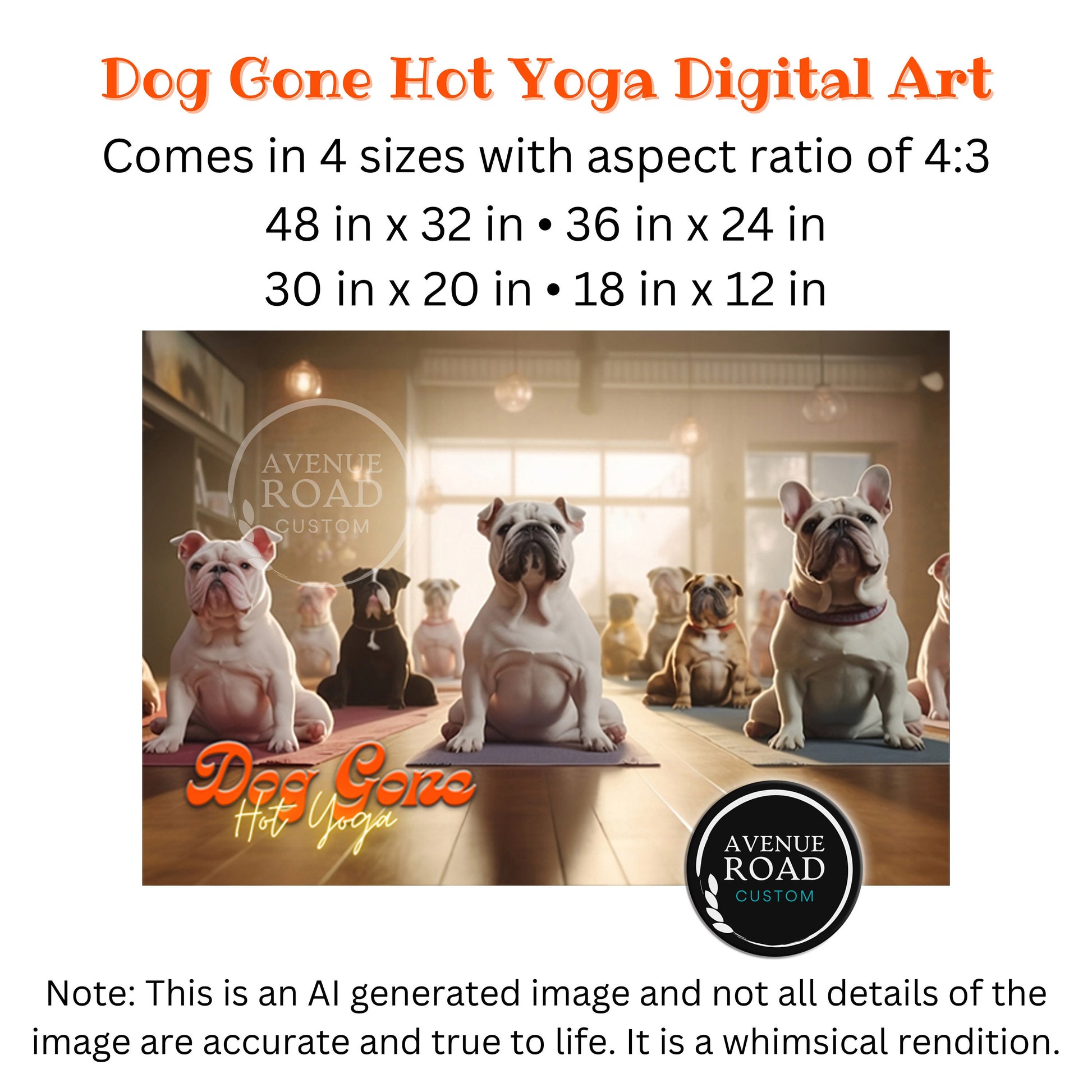 English Bulldog Yoga Class_Size Chart