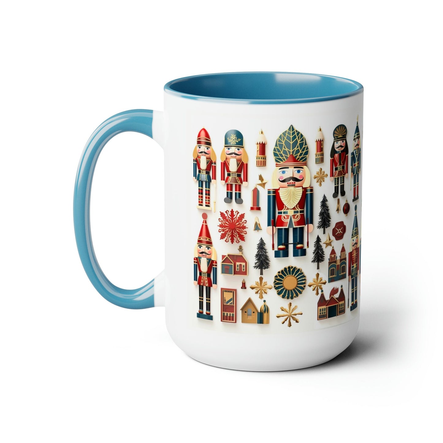 Nutcracker Holiday Mug_Light Blue