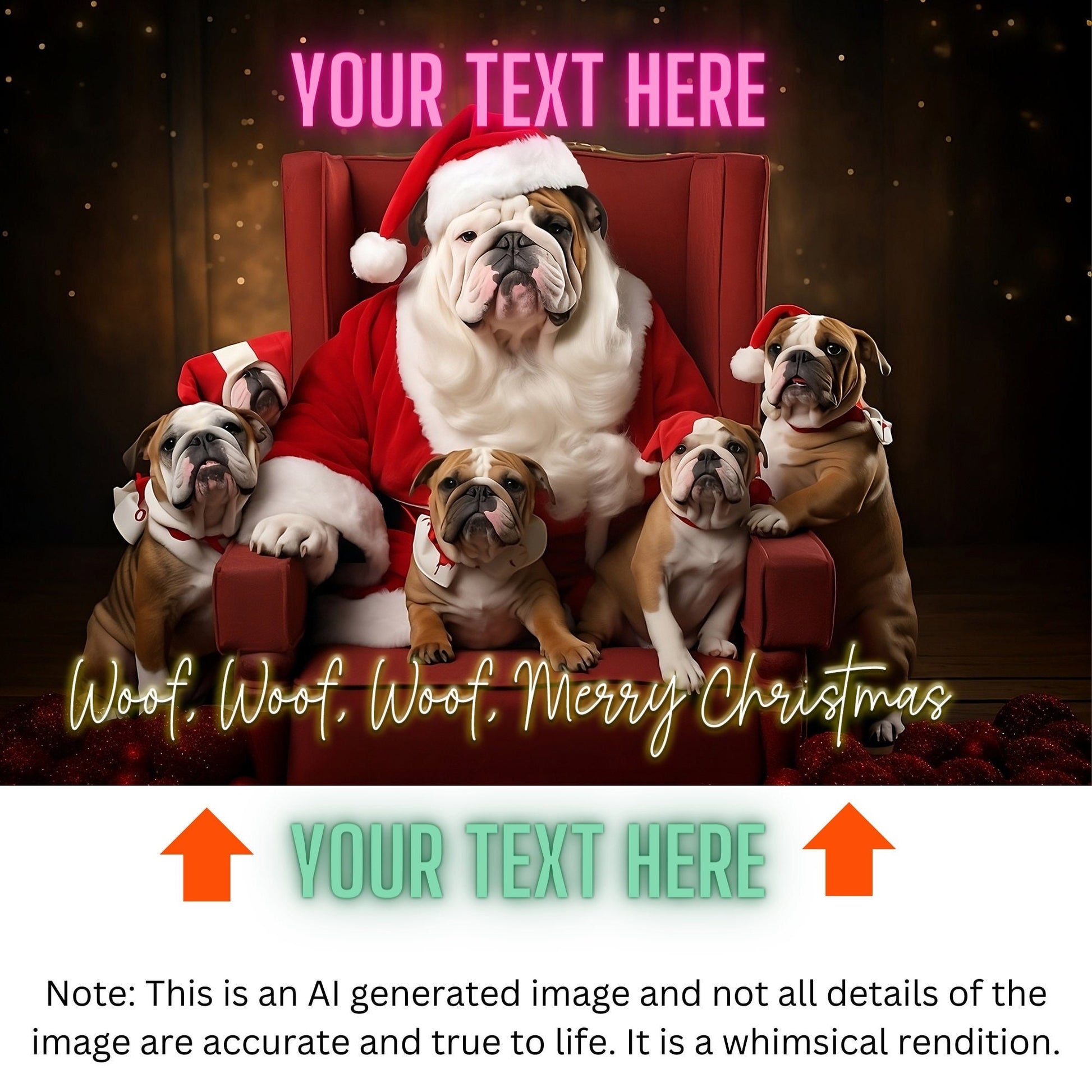 Custom Christmas Digital Poster