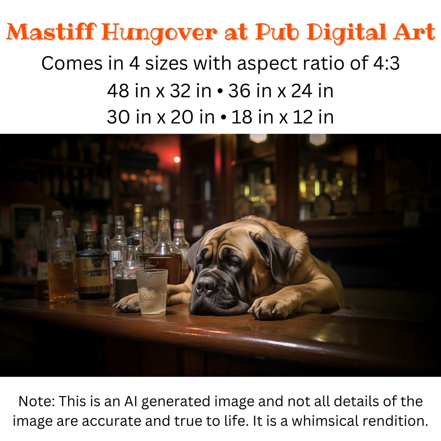 Bull Mastiffs Bar Regular_Size Chart