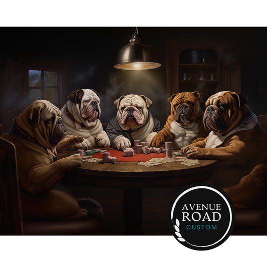 English Bulldogs Poker Final Table_Digital Poster