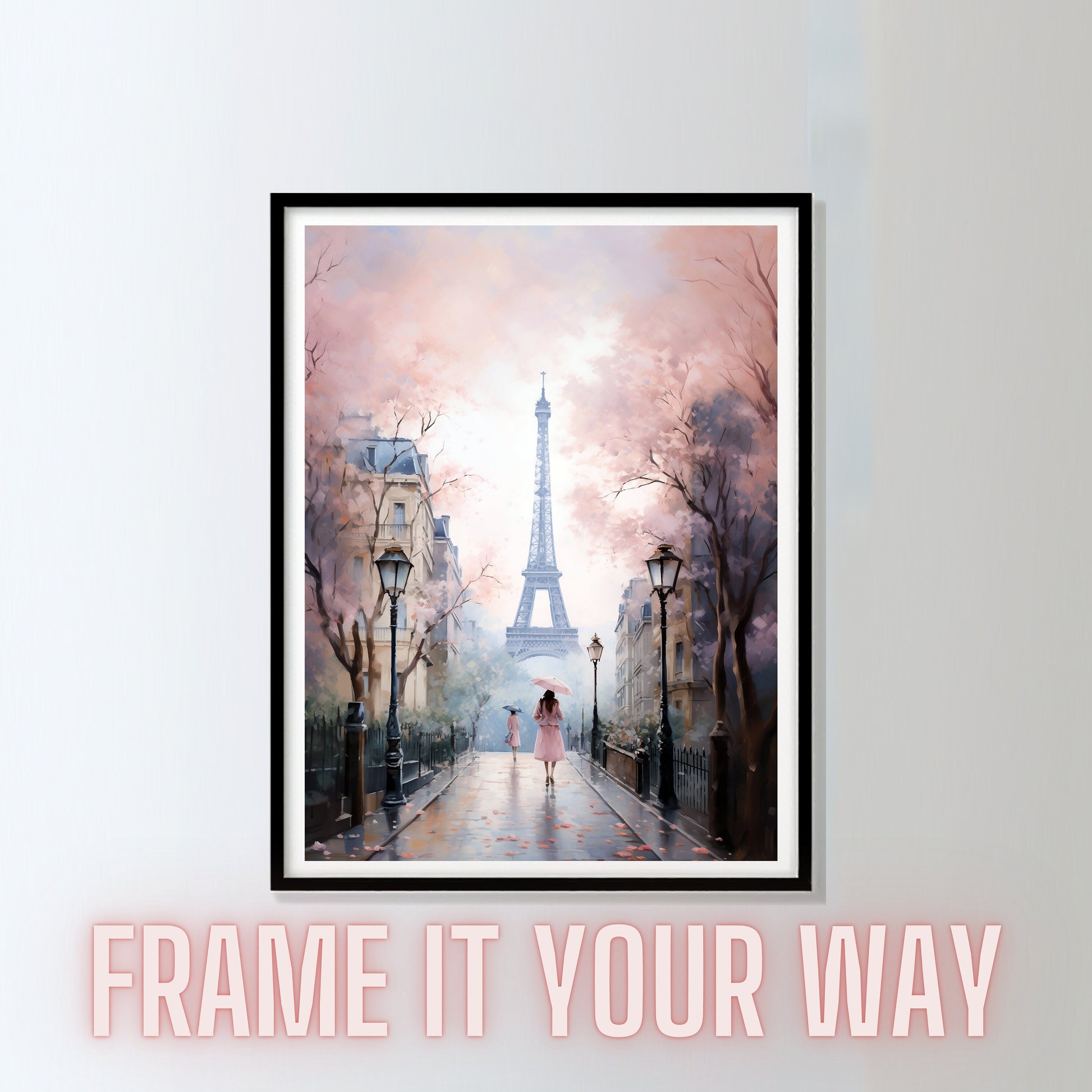 Eiffel Tower Paris Wall Art Framed