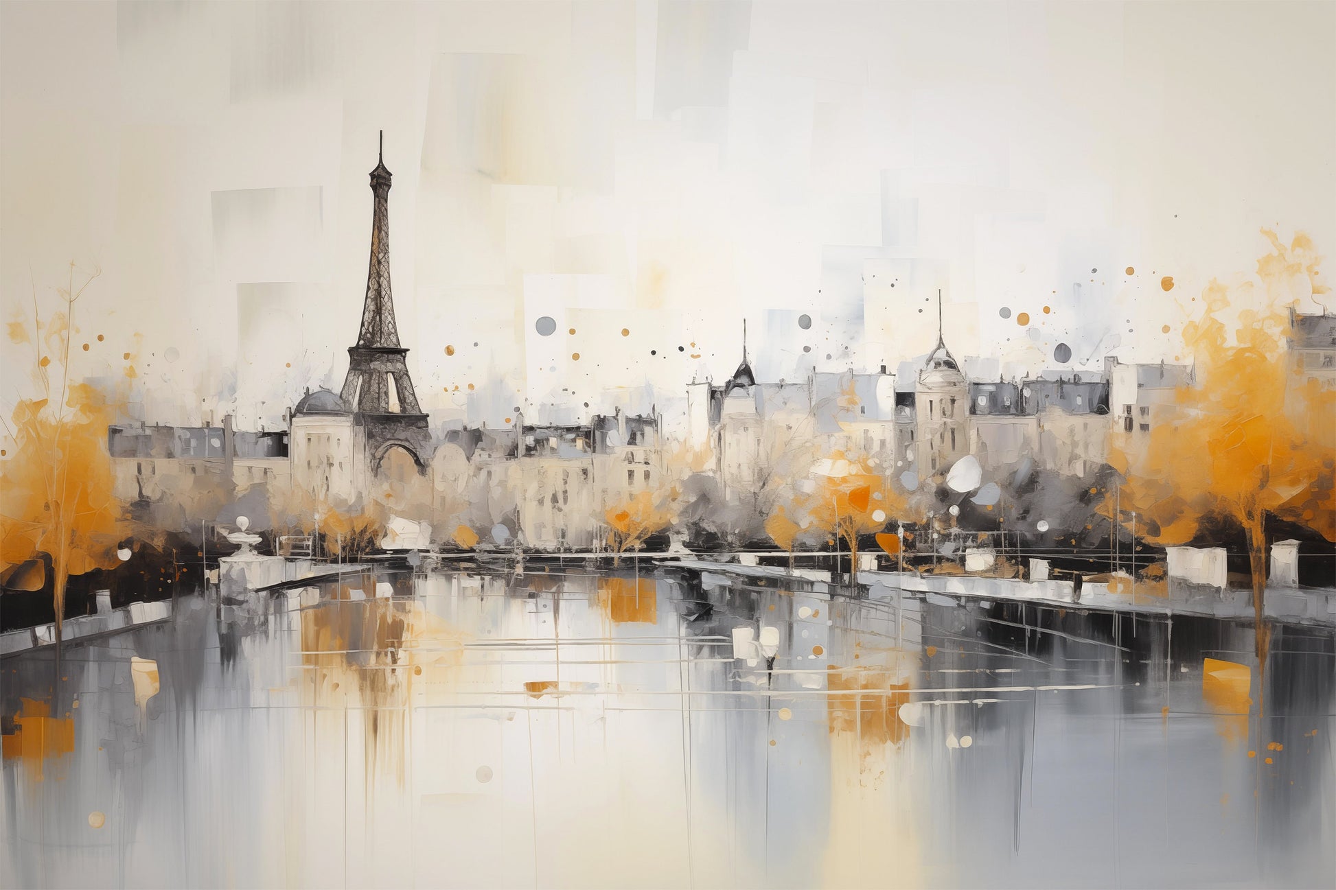 Paris Cityscape - Eiffel Tower_Digital Poster