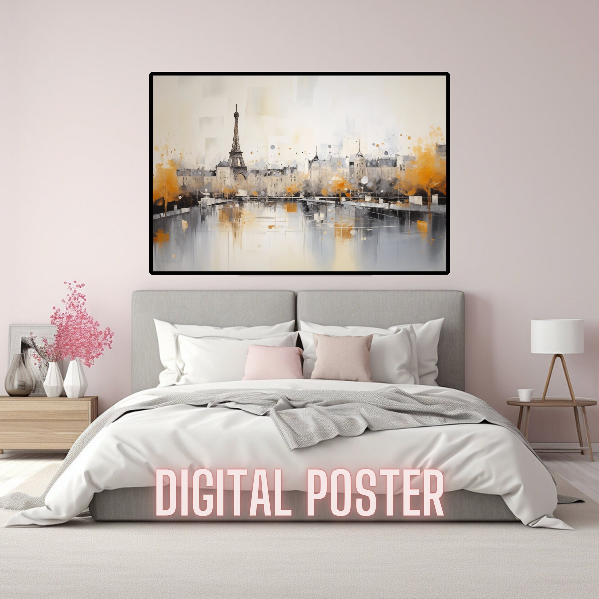 Paris Cityscape - Eiffel Tower_Bedroom Decor