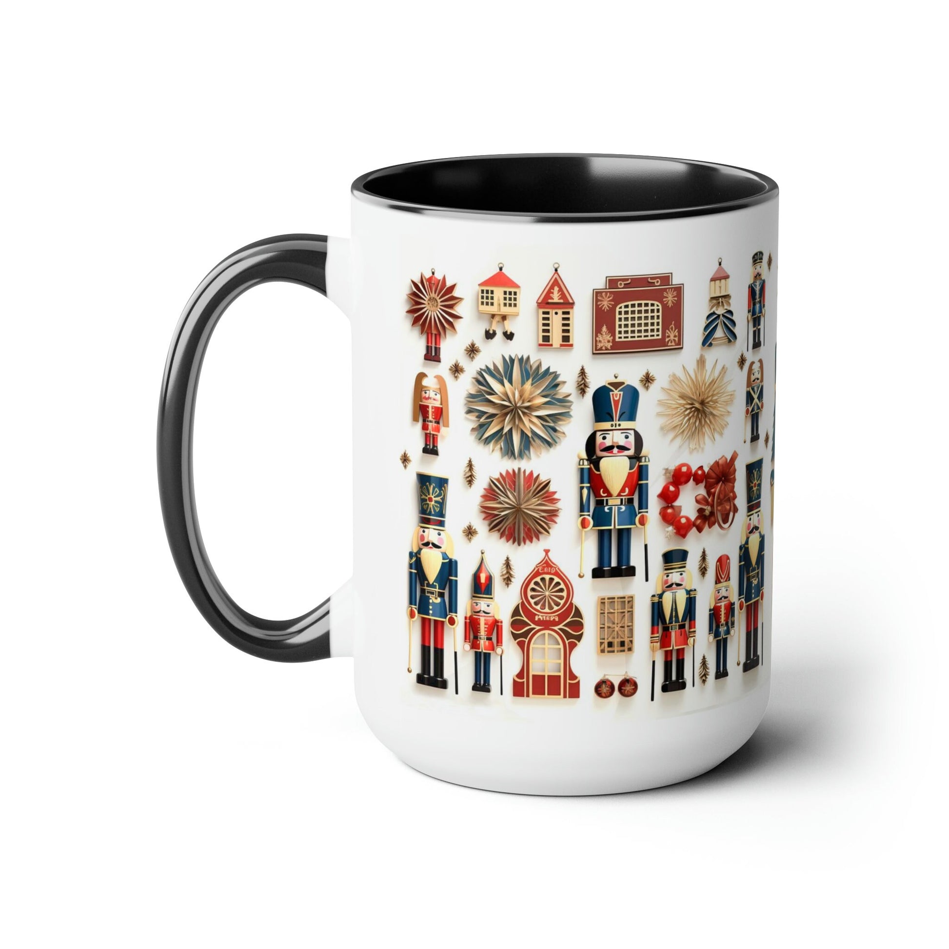 Nutcracker Colorful Mug_Black Trim Right View