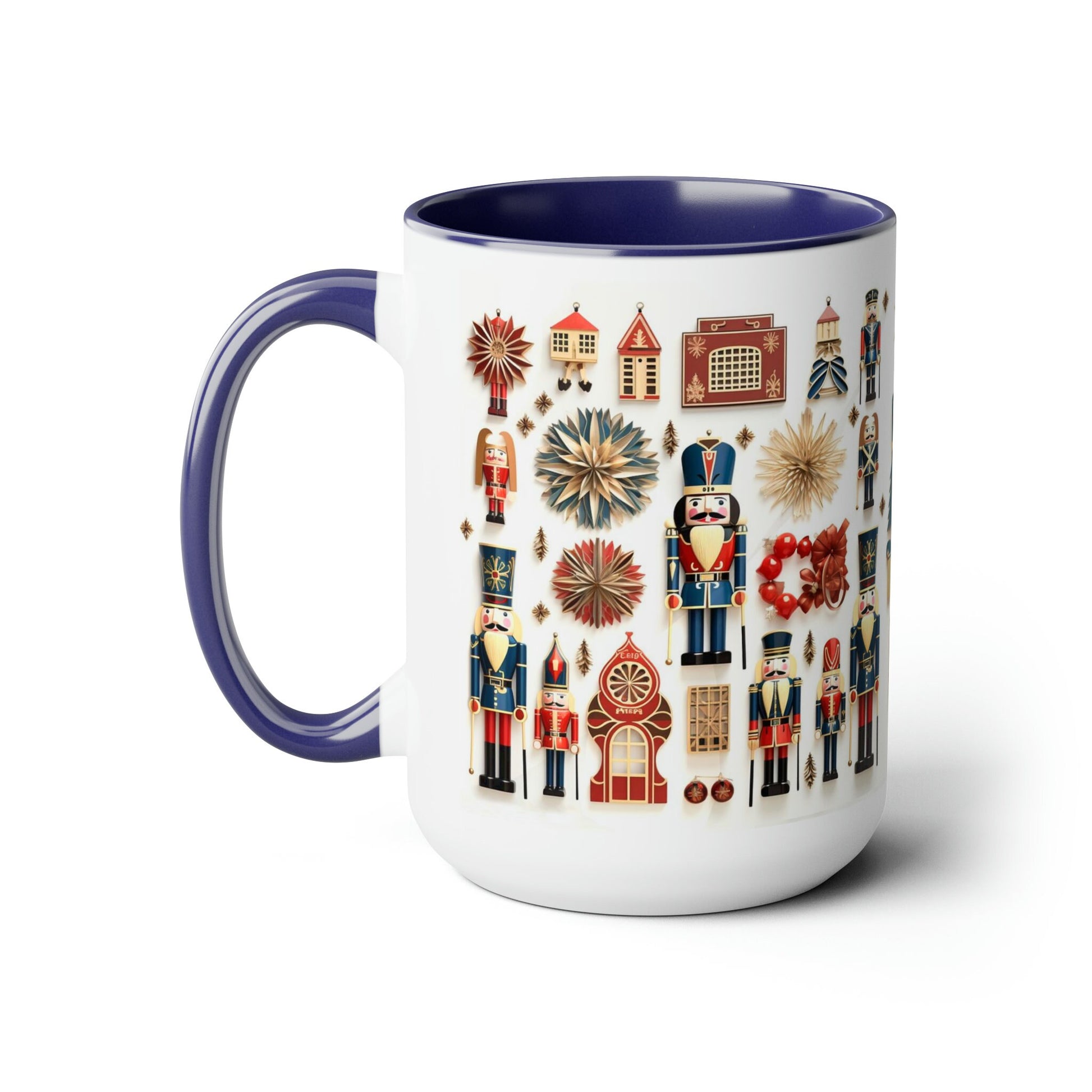 Nutcracker Colorful Mug_Dark Blue Trim