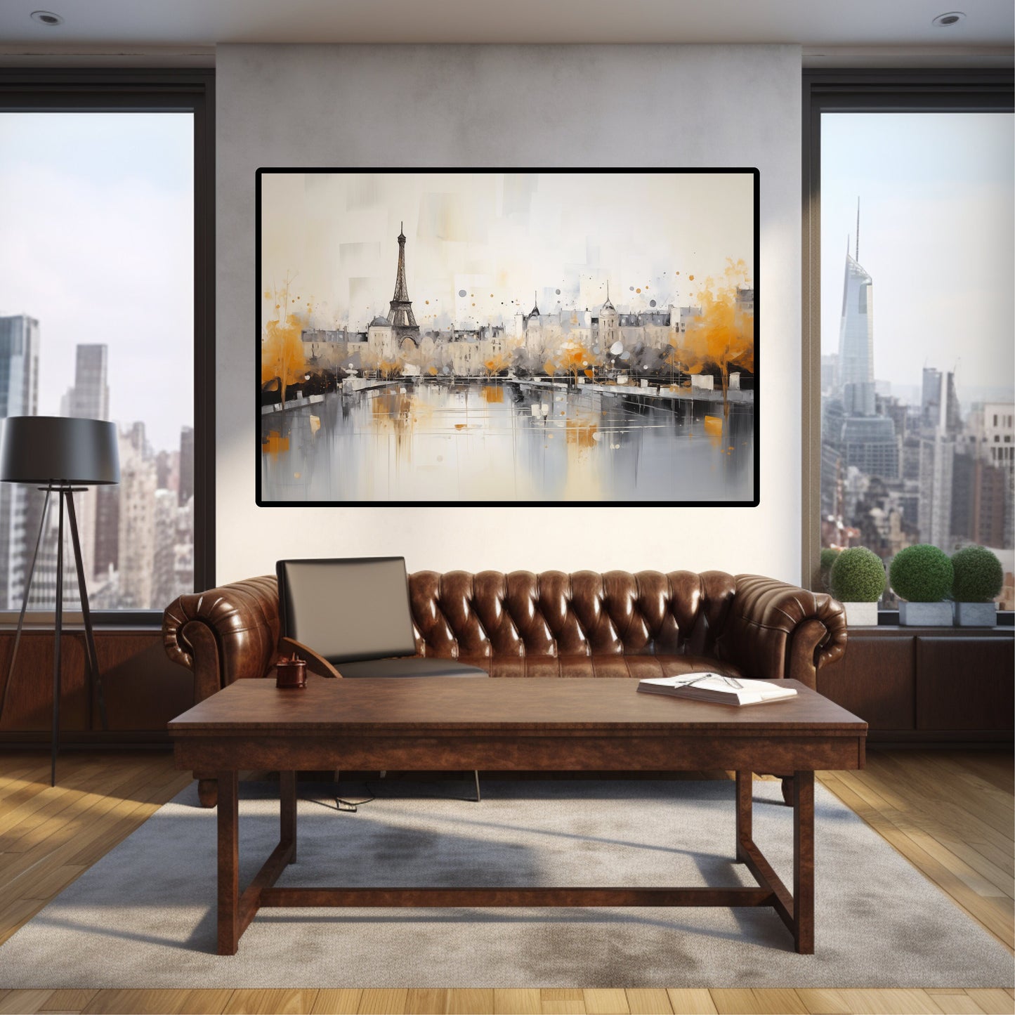 Paris Cityscape - Eiffel Tower_Office Decor