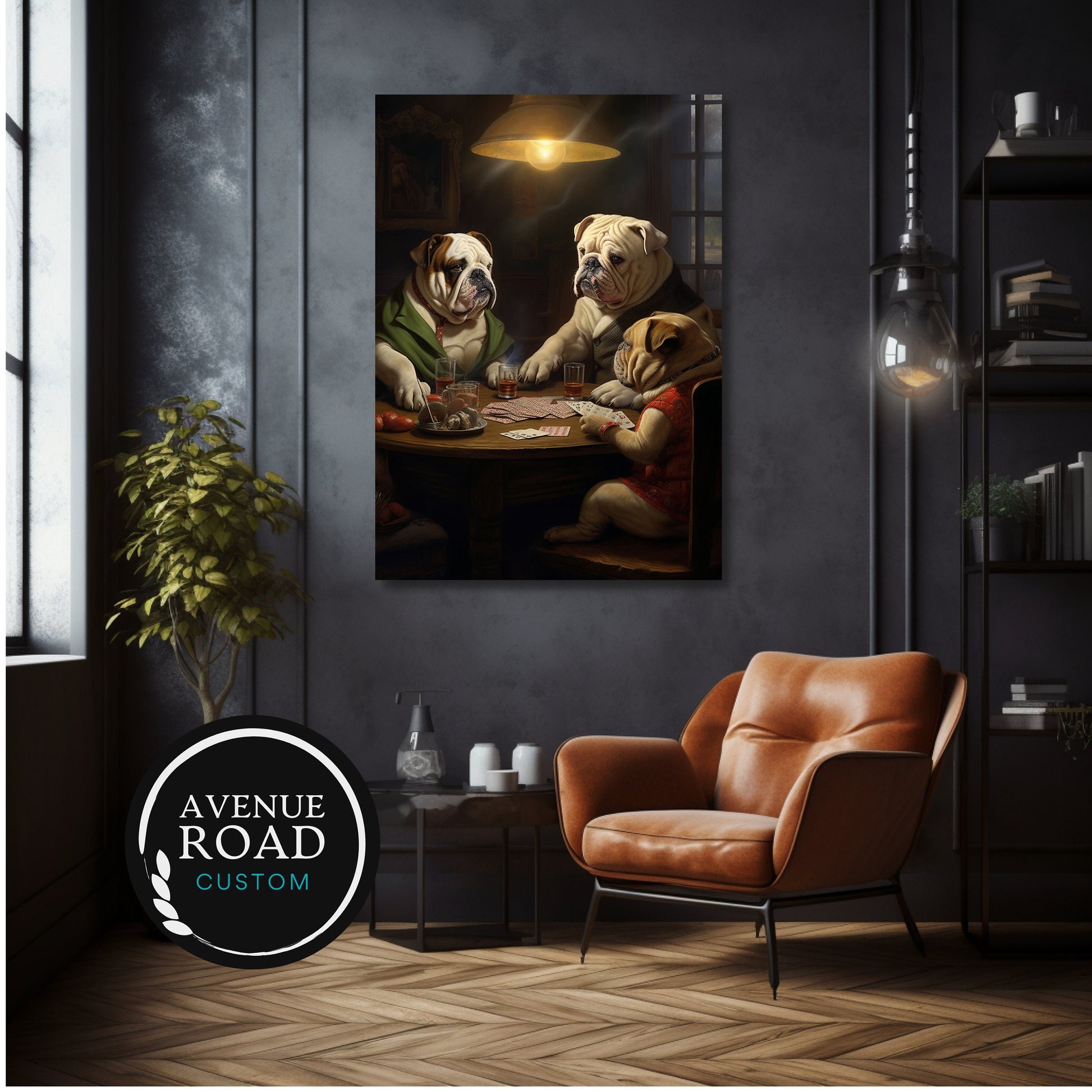 Poker Dogs Wall Art_Lounge Decor