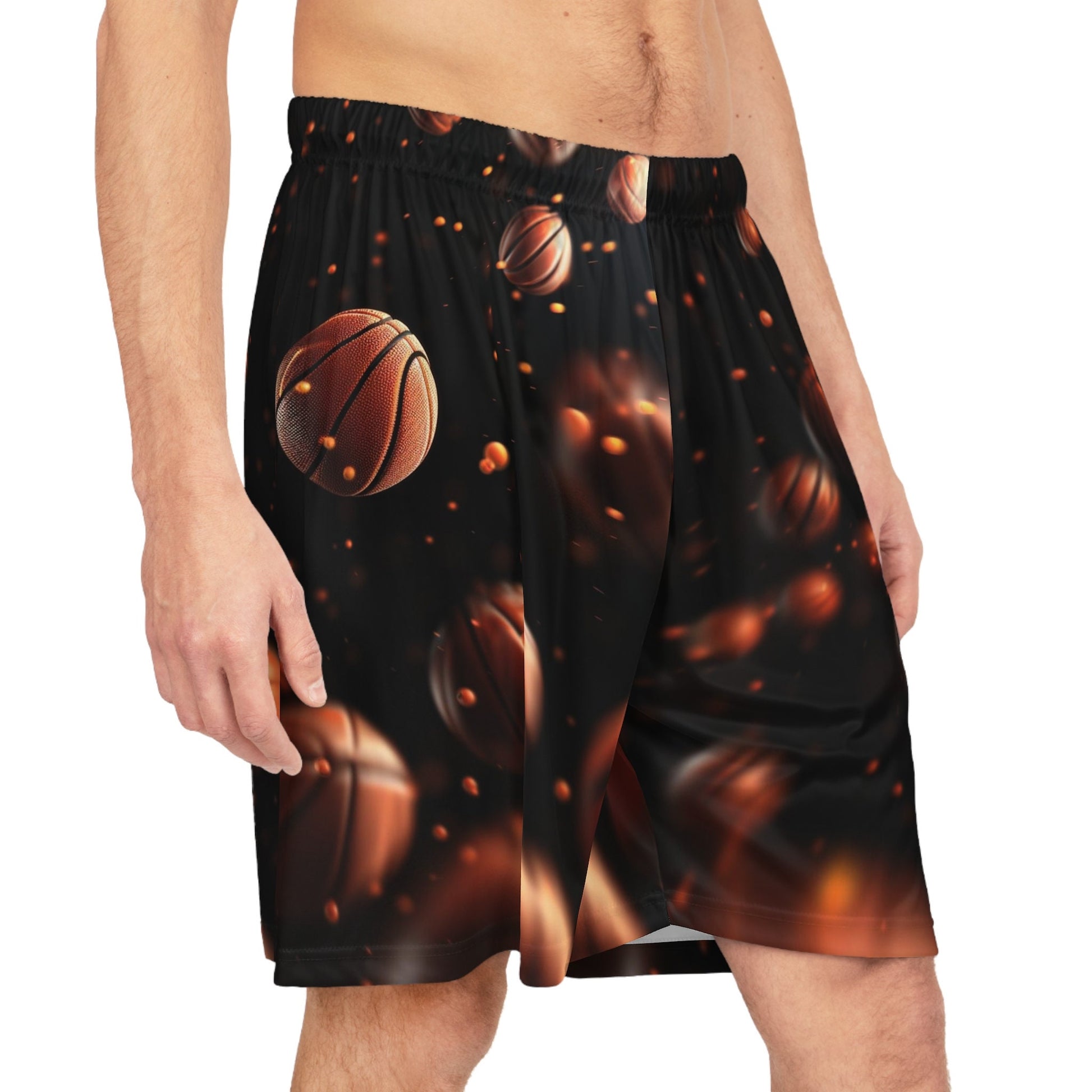 Basketball Sports Shorts_Male Model