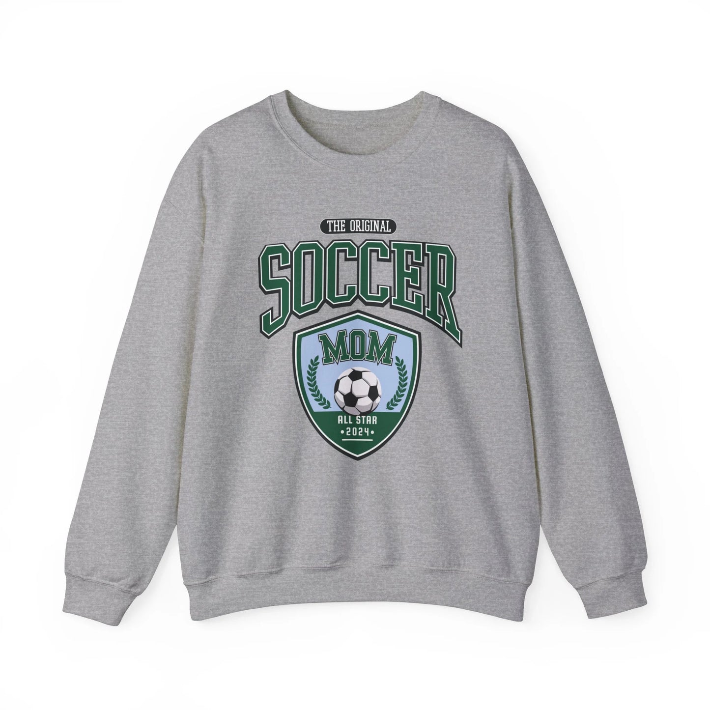 Soccer Mom Club Style Sweatshirt_Sport Gray Front