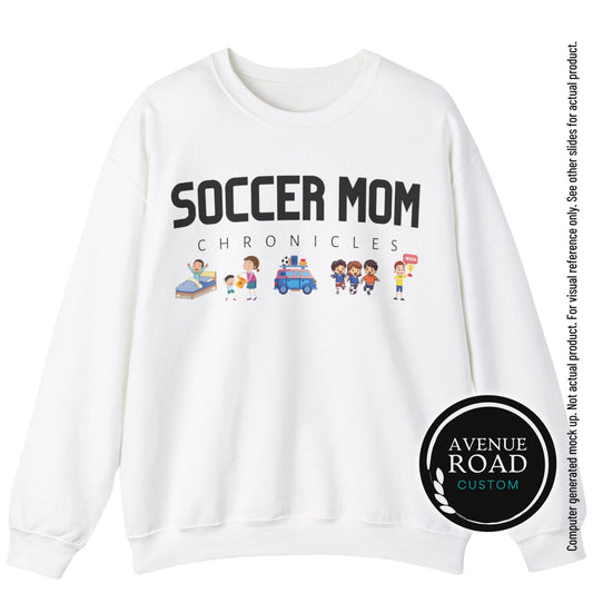 Soccer Mom Sweatshirt_White