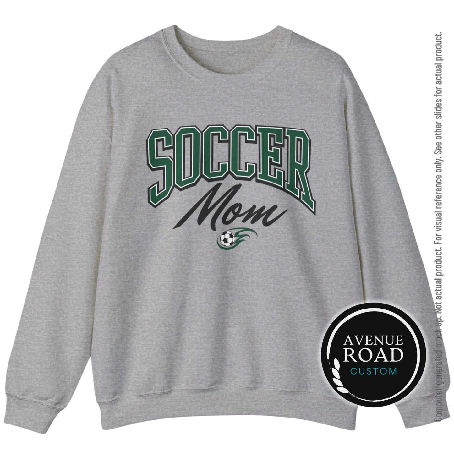 Soccer Mom Varsity Sweatshirt_Sport Gray