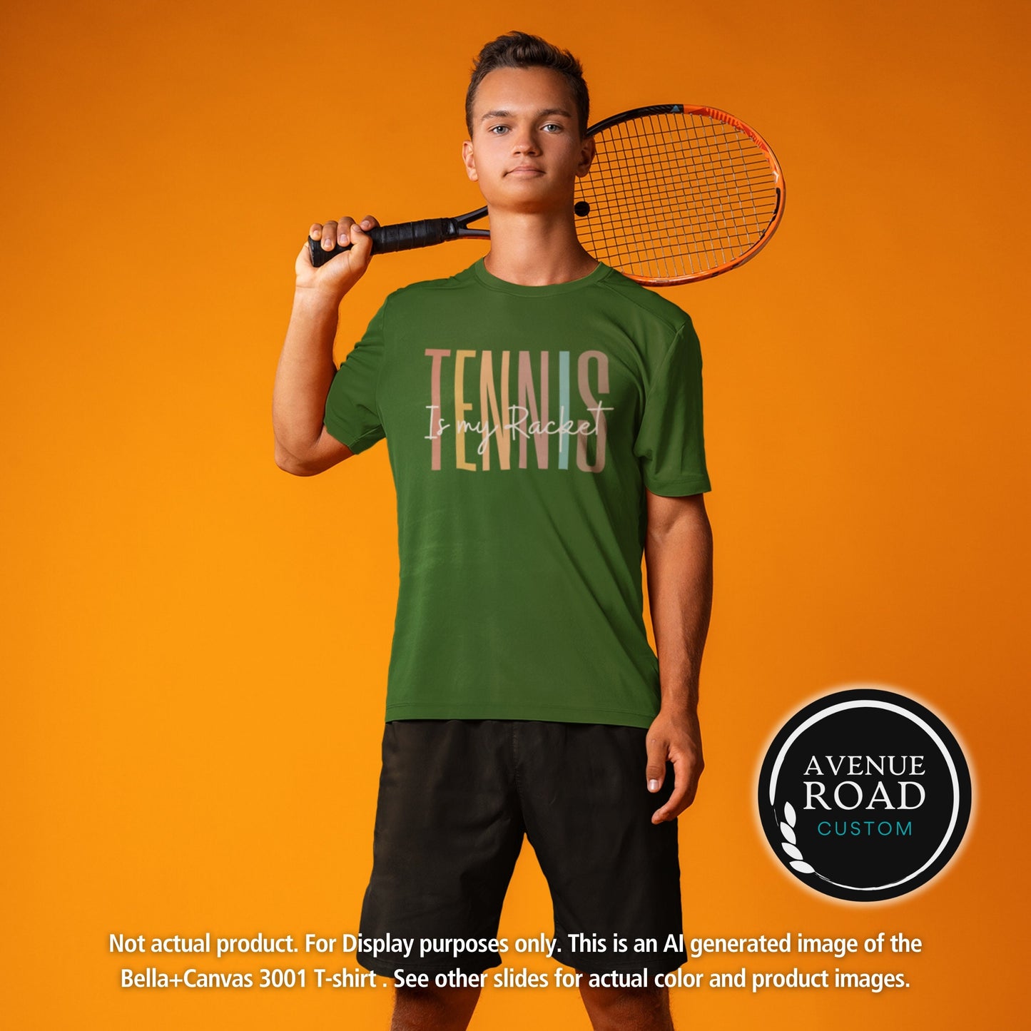 Sporty Tennis T-Shirt_Kelly Shirt