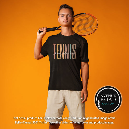 Sporty Tennis T-Shirt_Black Shirt