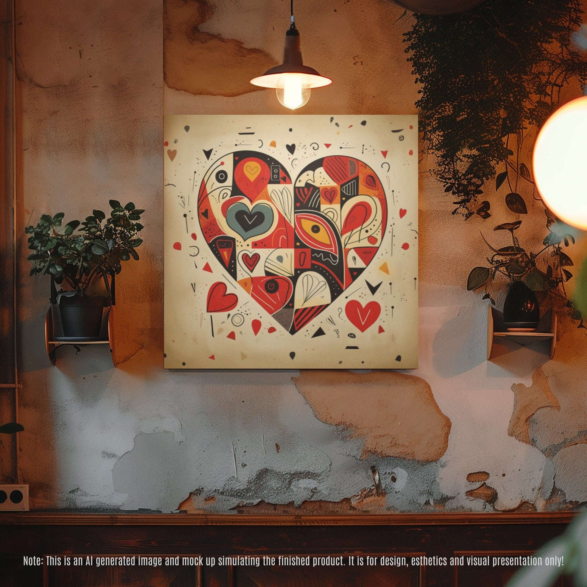 Vision of Love Wall Art_Restaurant Decor