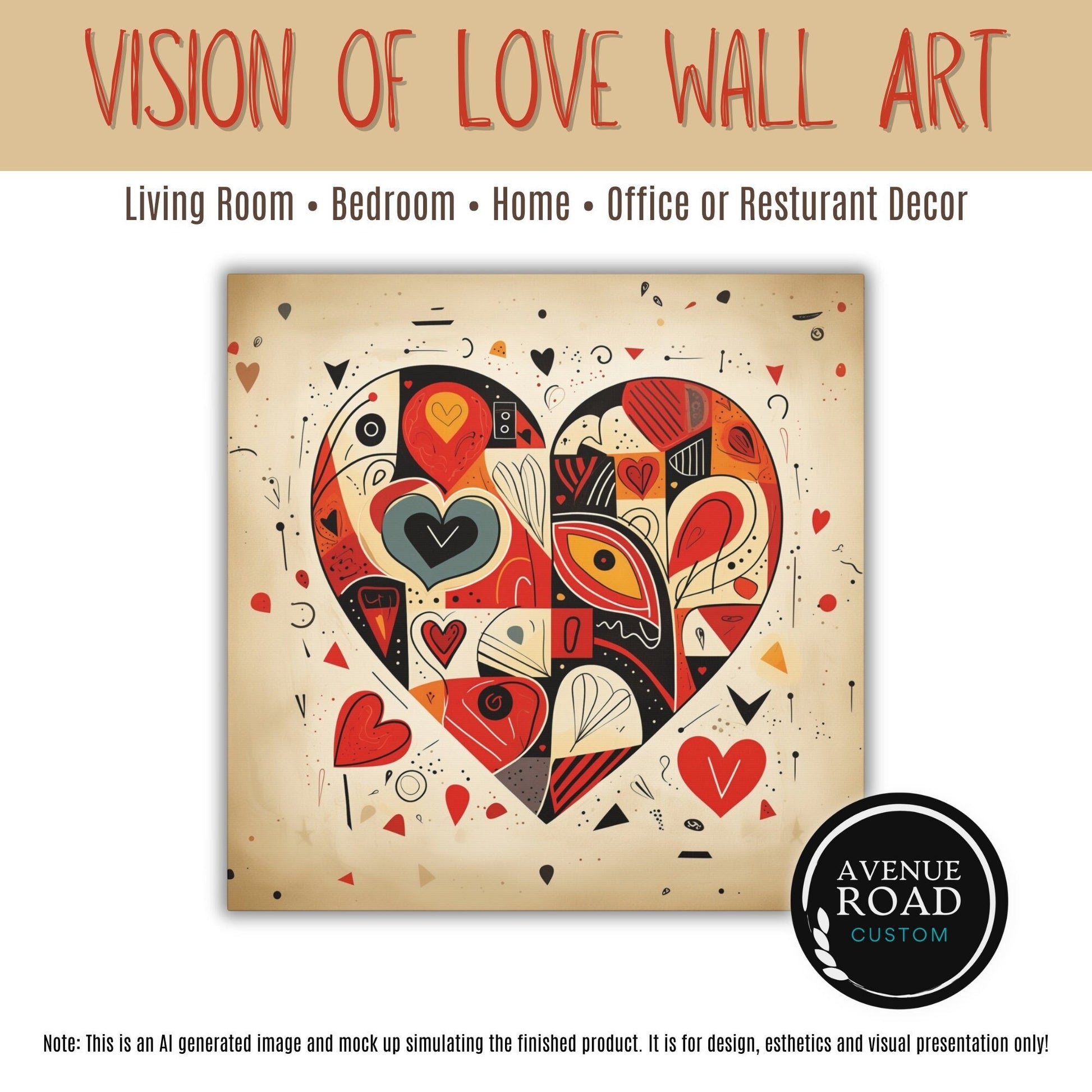 Vision of Love Wall Art_Bedroom Art