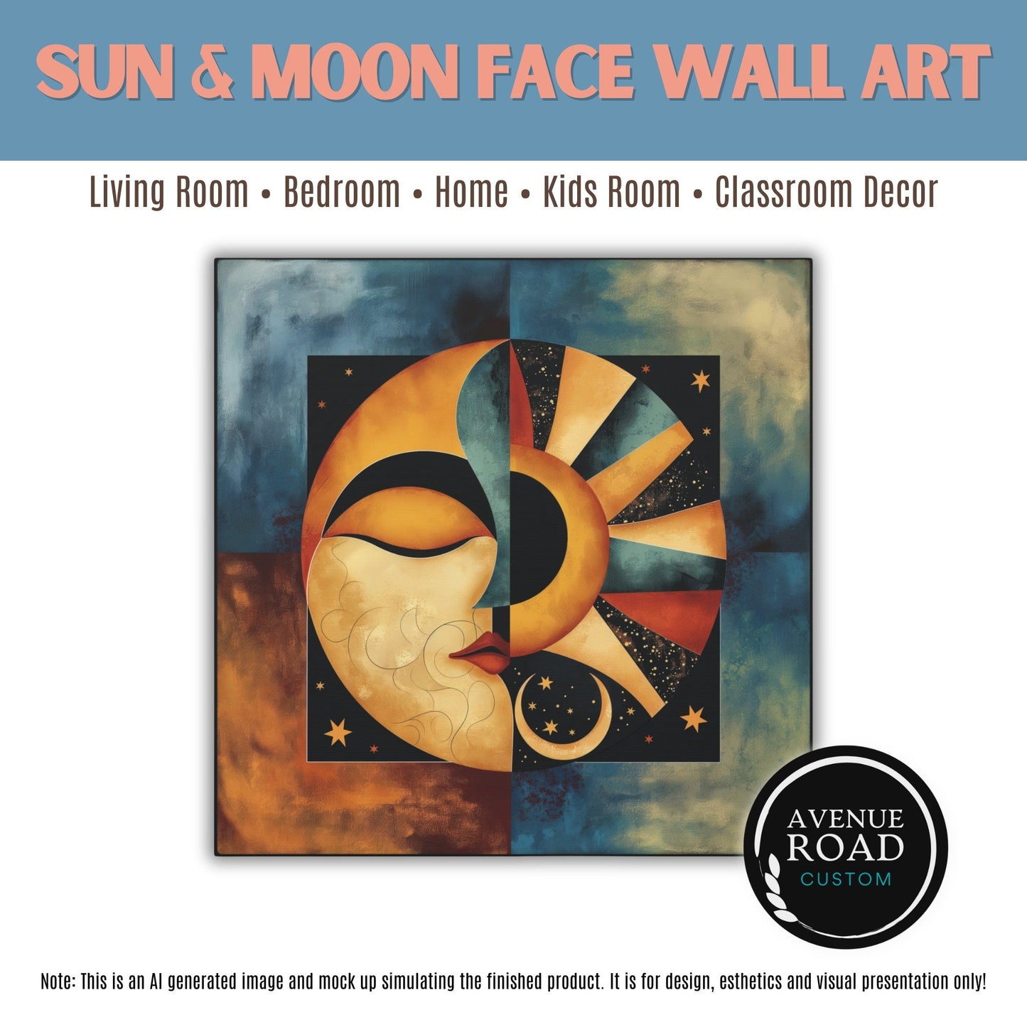 Sun Face Wall Art