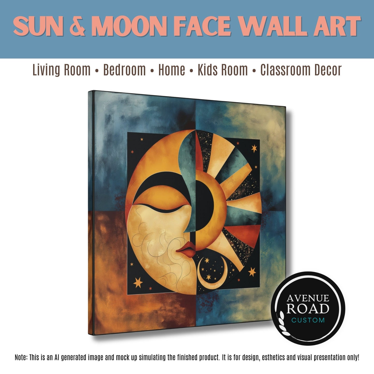 Sun Face Wall Art