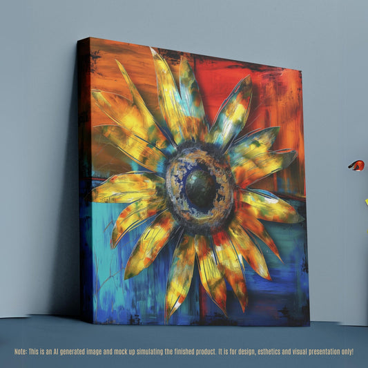 Rustic Sunflower Wall Art_Display Art